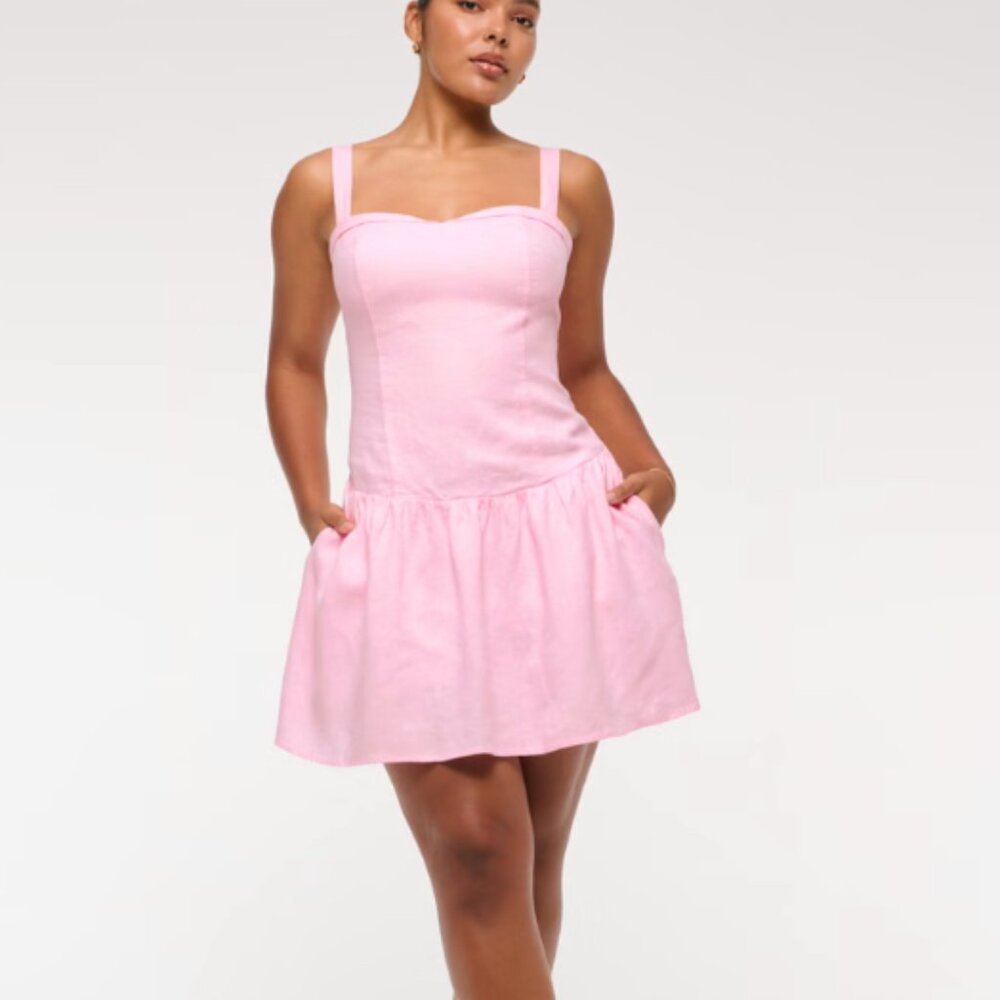 Abercrombie & Fitch Pink Mini Sundress